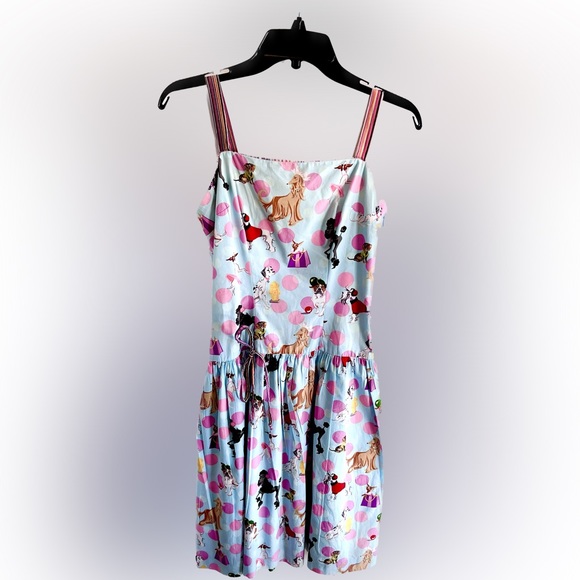 Cute Dress-Small-Designed w/dogs for animal lovers-Cleaned & Pressed-Vintage - Picture 15 of 15